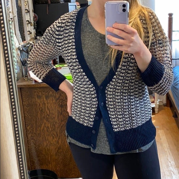 Pea In The Pod Preppy Maternity Cardigan EUC - Picture 8 of 8